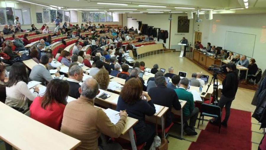 A sesión desenvolveuse na Facultade de Dereito. Foto: Servimav-USC A sesión desenvolveuse na Facultade de Dereito. Foto: Servimav-USC