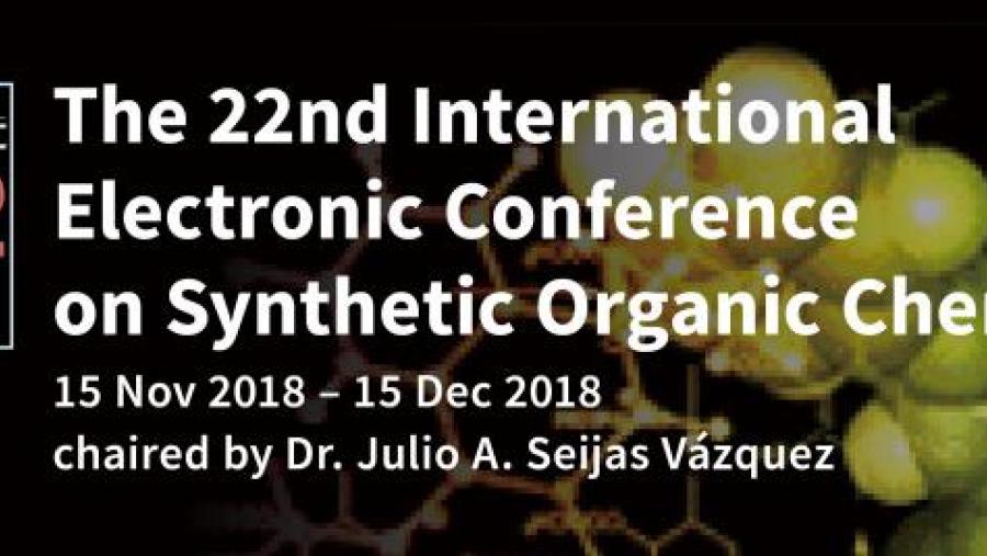 Logo da Conferencia Electrónica de Química de Síntese Orgánica ECSOC-22 Logo da Conferencia Electrónica de Química de Síntese Orgánica ECSOC-22
