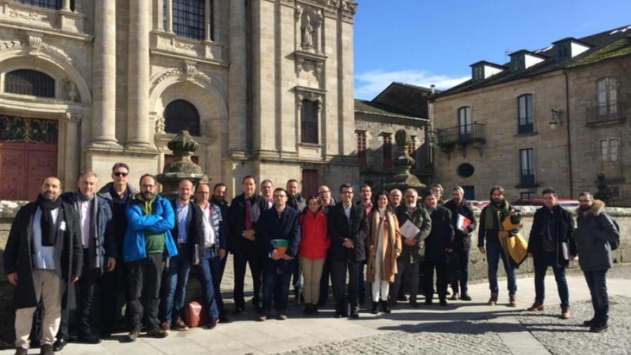 Participantes na reunión da Conferencia de Directores de Enxeñaría Civil de España celebrada no campus de Lugo Participantes na reunión da Conferencia de Directores de Enxeñaría Civil de España celebrada no campus de Lugo