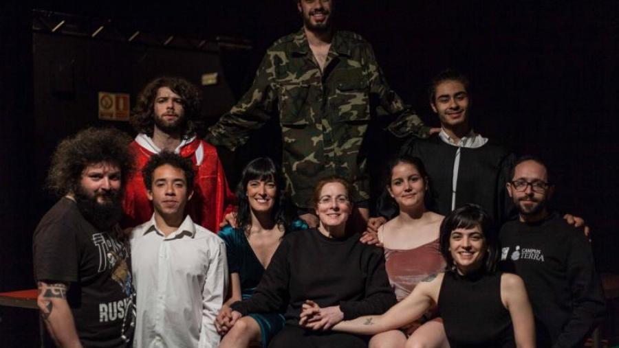 Compoñentes da compañía de teatro USC-Lugo Compoñentes da compañía de teatro USC-Lugo