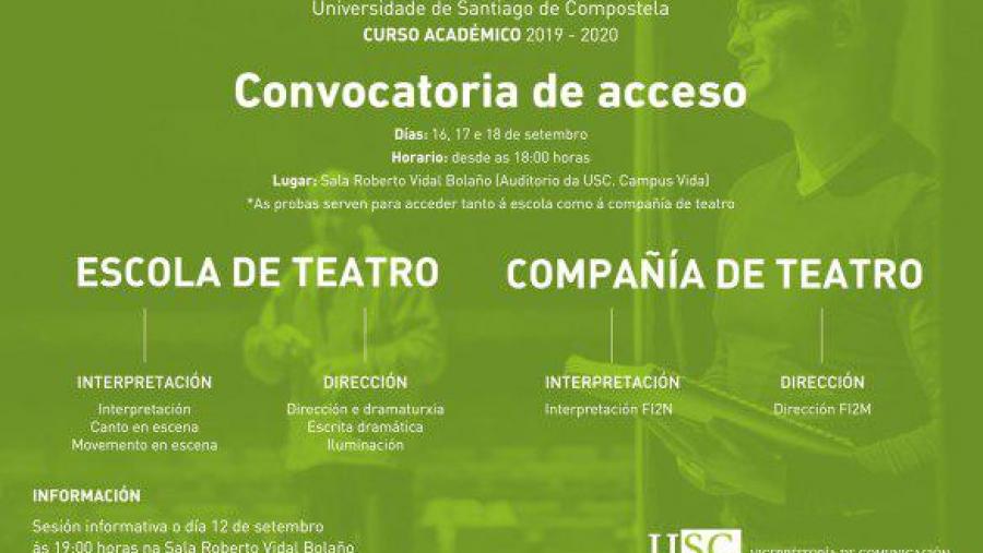 Xornada de portas abertas na Aula de Teatro da USC Xornada de portas abertas na Aula de Teatro da USC