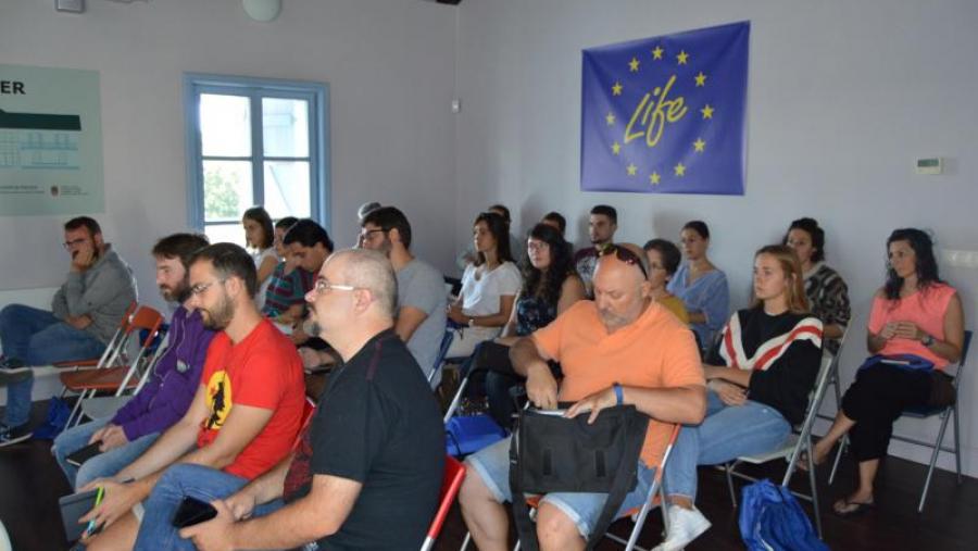 Participantes no curso sobre patrimonio natural e biodiversidade nas reservas da biosfera