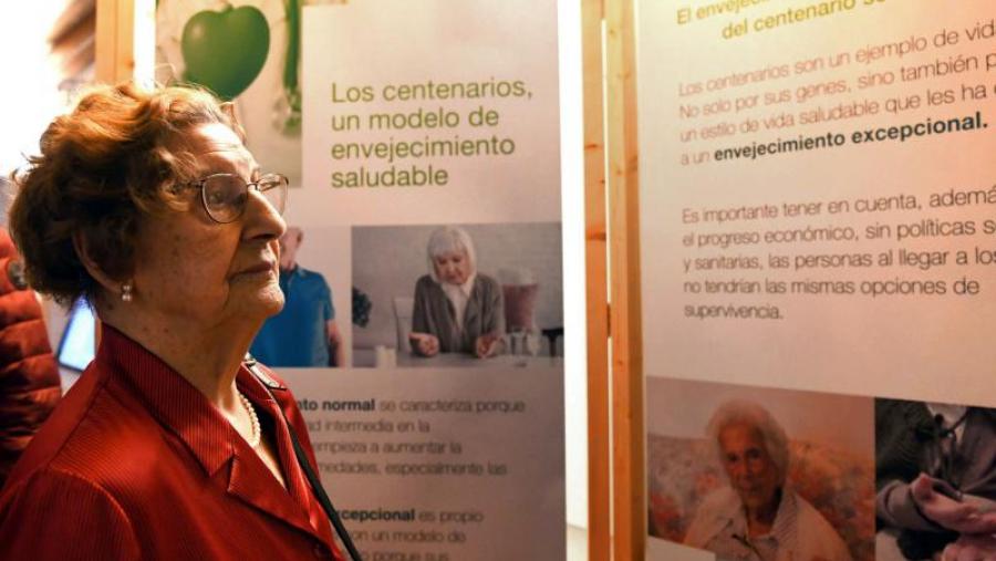 A mostra presta atención a cuestións como os efectos da xubilación en cada persoa ou o mantemento do actual estado de benestar. Foto: Santi Alvite A mostra presta atención a cuestións como os efectos da xubilación en cada persoa ou o mantemento do actual estado de benestar. Foto: Santi Alvite