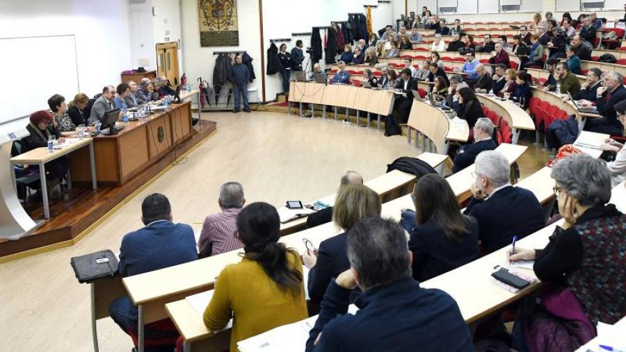 Sesión ordinaria do Claustro Universitario. Foto: Santi Alvite Sesión ordinaria do Claustro Universitario. Foto: Santi Alvite