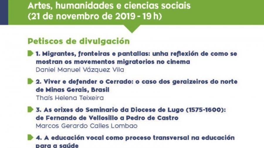 Cartaz do terceiro faladoiro de divulgación científico organizado ao abeiro de DivulgaTerra 2019 Cartaz do terceiro faladoiro de divulgación científico organizado ao abeiro de DivulgaTerra 2019