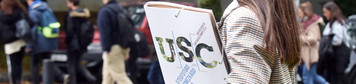 Una estudiante de la USC