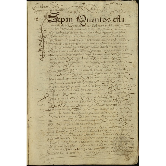 Tombo de San Xusto de Toxos Outos. Foro a Pedro Martínez de Carballido, veciño de San Tirso de Cando. 