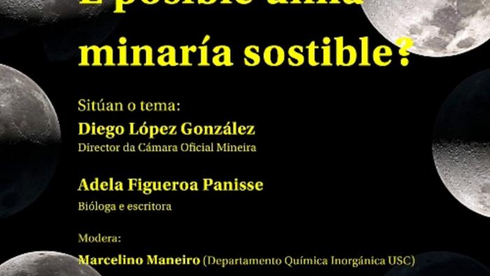 Cartaz dos 'Encontros de Lúa Chea' sobre a minaría