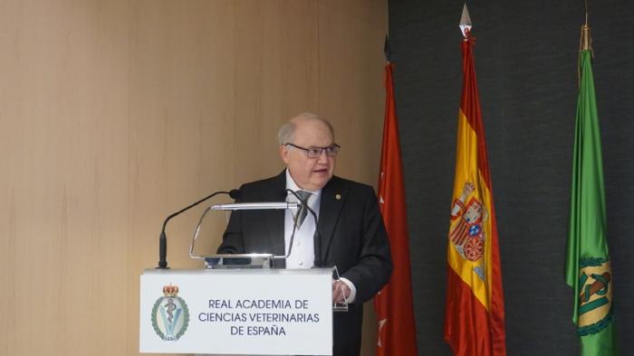 José Luis Benedito, no seu discurso de ingreso na RACVE