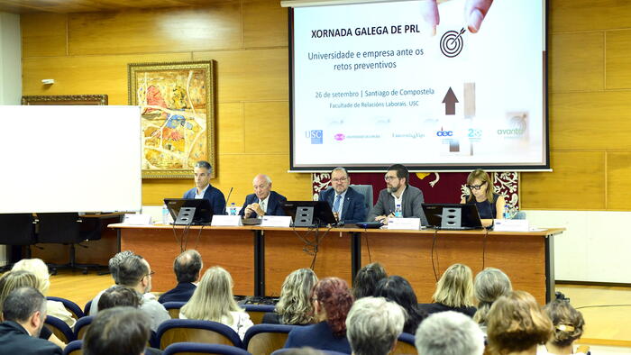 O foro desenvolveuse en Relacións Laborais. FOTO: Santi Alvite