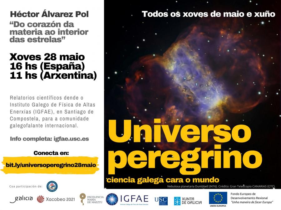 Cartaz da videoconferencia. Foto: IGFAE