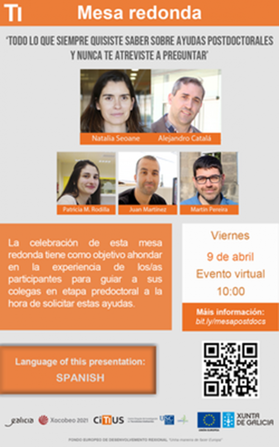 Cartel do evento