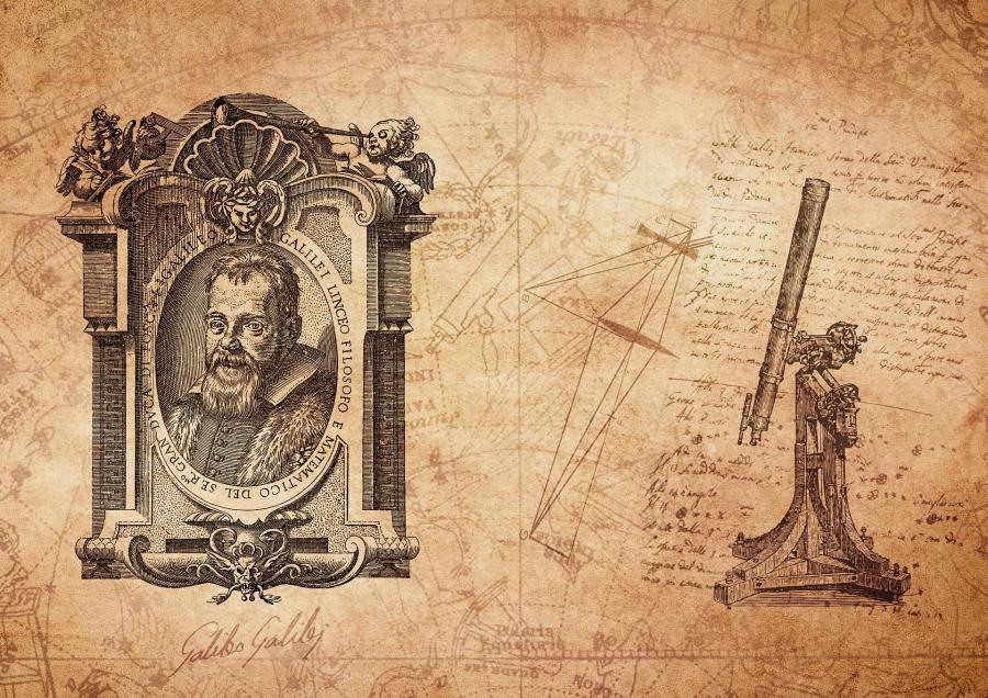 Galileo Galilei. Fonte: Pixabay