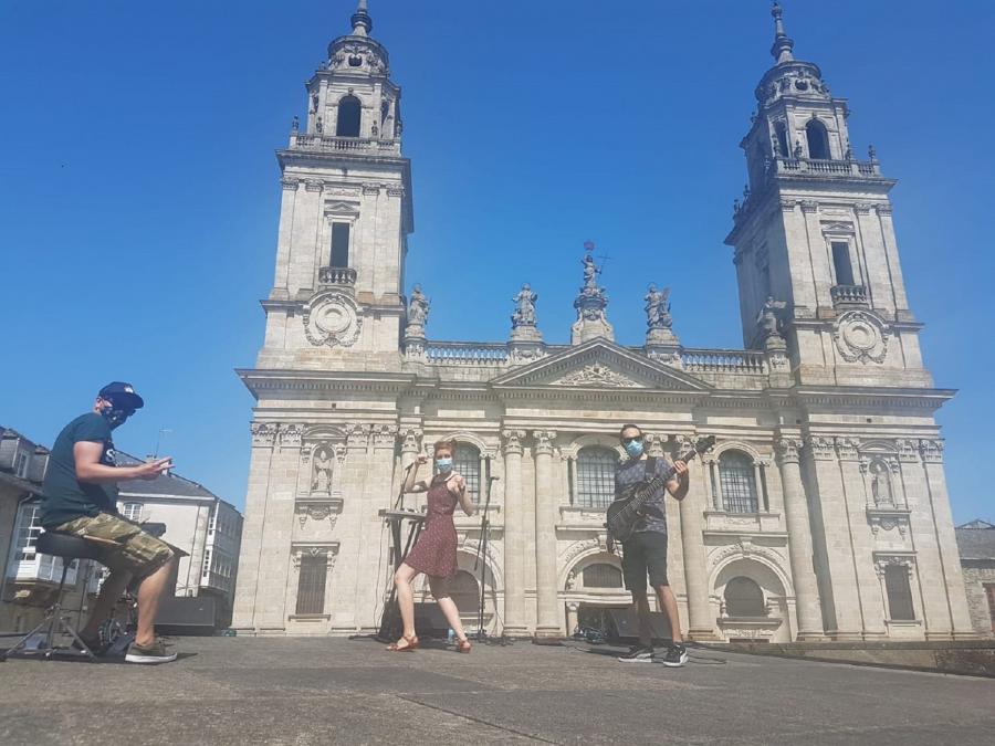 Nebra, nun concerto na terraza da Casa do Saber