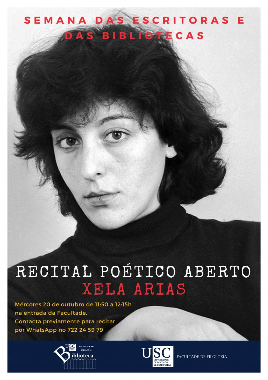 Recital poético aberto Xela Arias