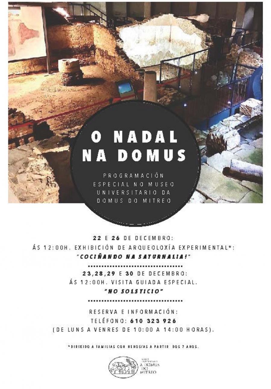 Programa de Nadal na Domus do Mitreo