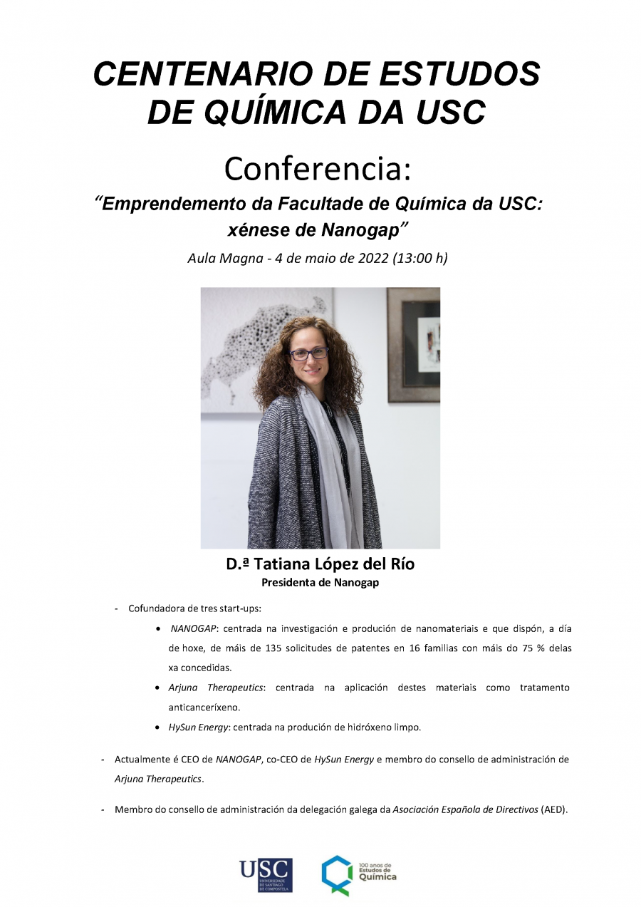 Tatiana López del Río. Presidenta de Nanogap
