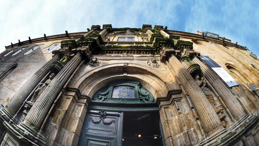 Entrada ao Colexio de Fonseca. FOTO: Santi Alvite