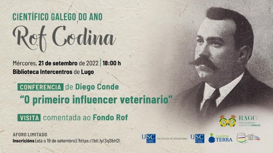 Cartaz da xornada sobre o Científico galego do ano 2022