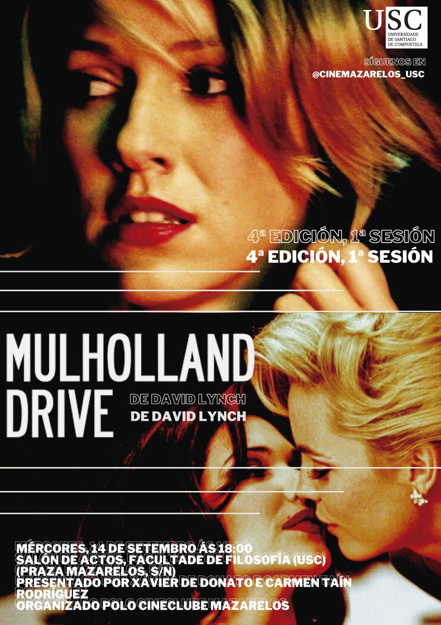 Proxección de Mulholland Drive, de David Lynch