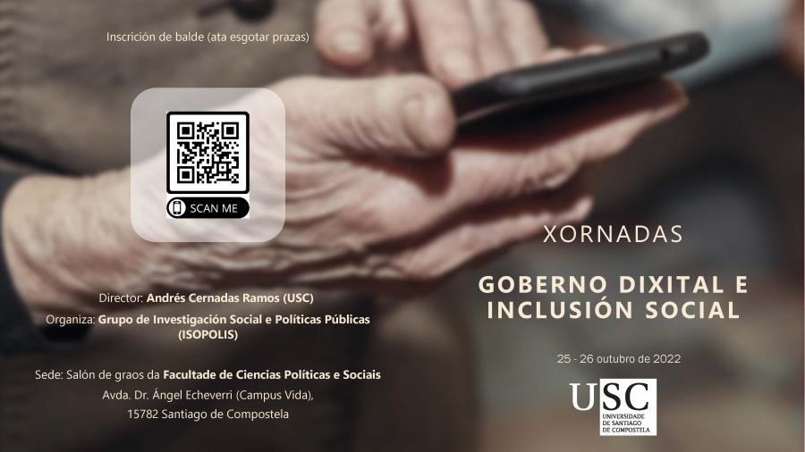 Xornadas 'Goberno e dixital e inclusión social'