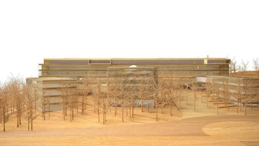 Imaxe do proxecto de novo centro de Ciencias da Saúde da USC