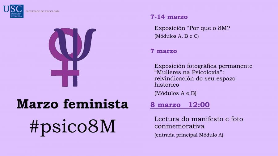 Marzo feminista #psico8M