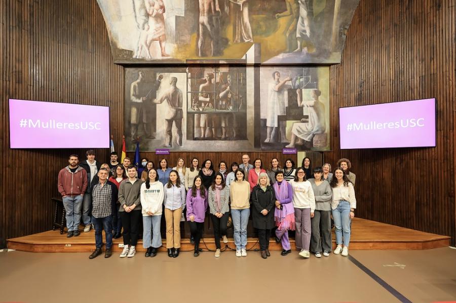 Acto conmemorativo do 8M na Aula Magna da Facultade de Química