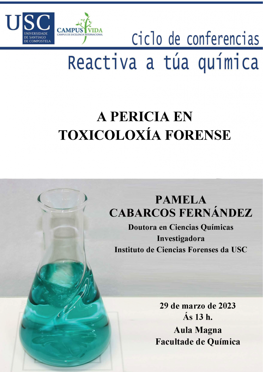 Conferencia: A pericia en toxicoloxía forense