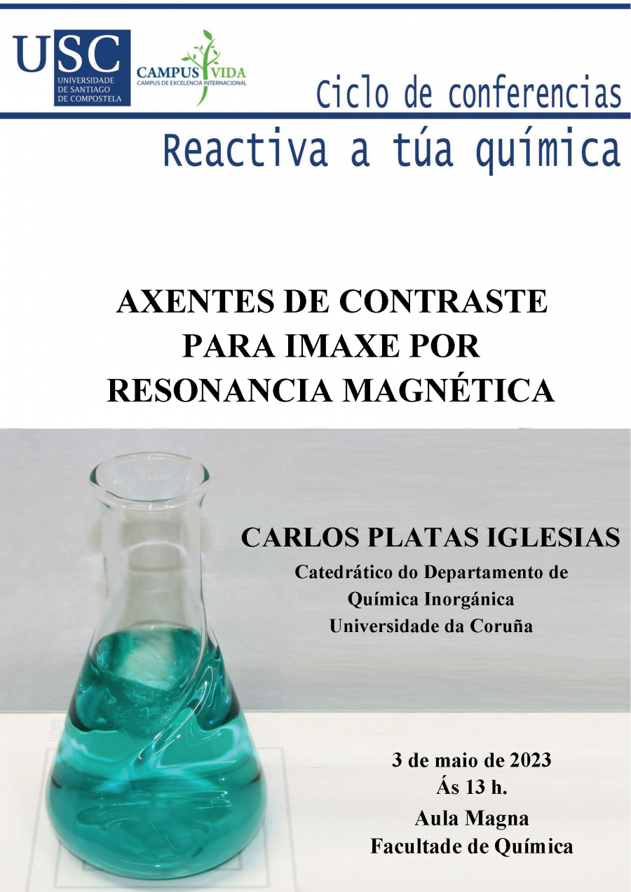 Conferencia  "Axentes de contraste para imaxe por resonancia magnética"