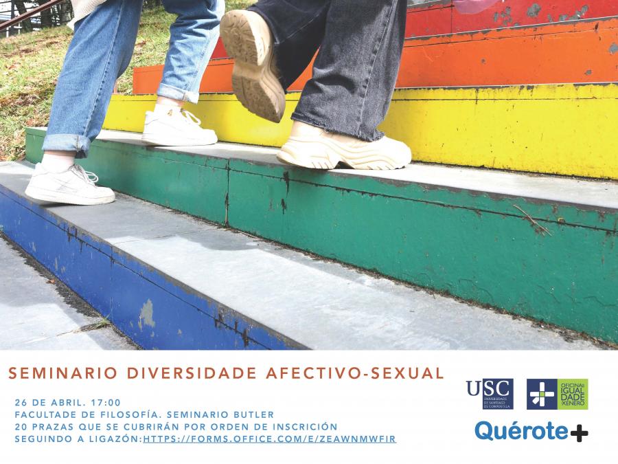 Cartel. Seminario Diversidade Afectivo-Sexual