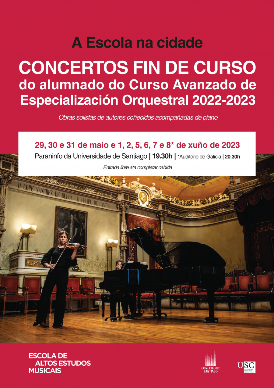 Concertos de fin de curso da EAEM