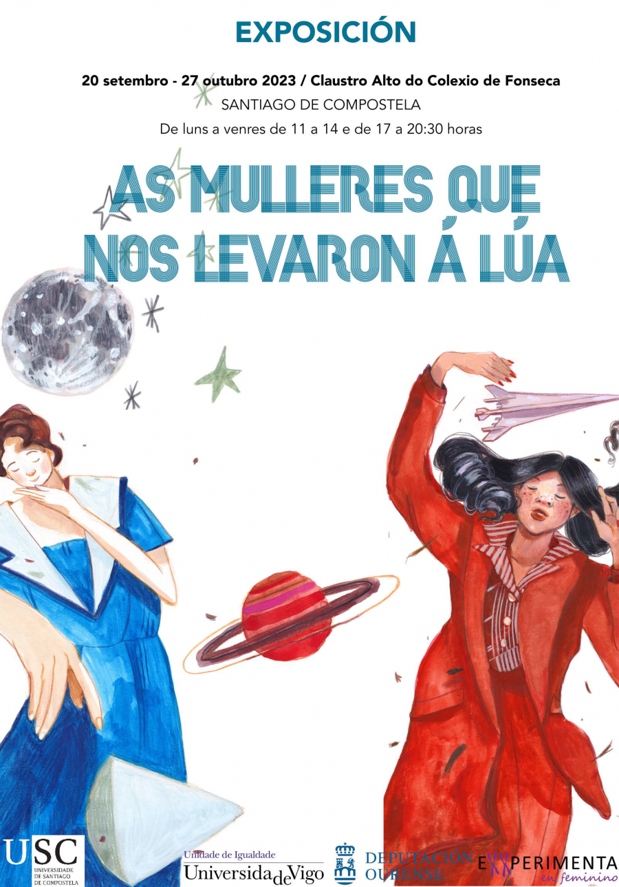 Exposición As mulleres que nos levaron á lúa