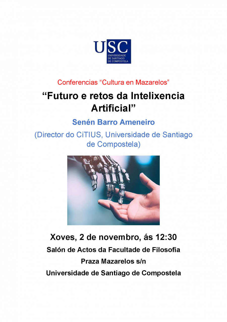 Conferencia "Futuro e retos da Intelixencia Artificial"