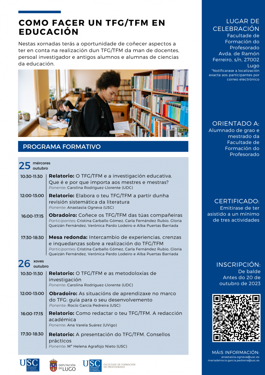 Cartaz do programa das xornadas
