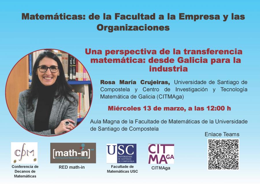 Una perspectiva de la transferencia matemática: desde Galicia para la industria 