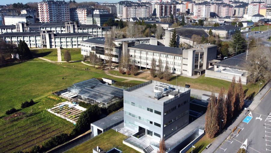 Imaxe aérea do Campus de Lugo. FOTO: Santi Alvite