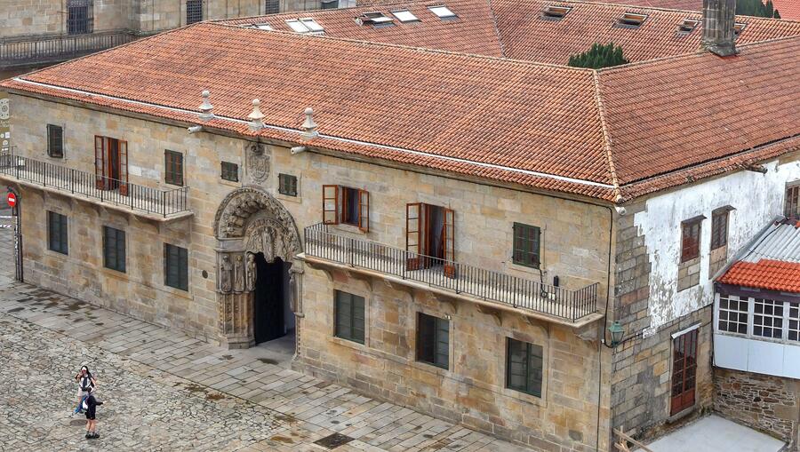 Colexio de San Xerome, sede do reitorado da USC. FOTO: Santi Alvite