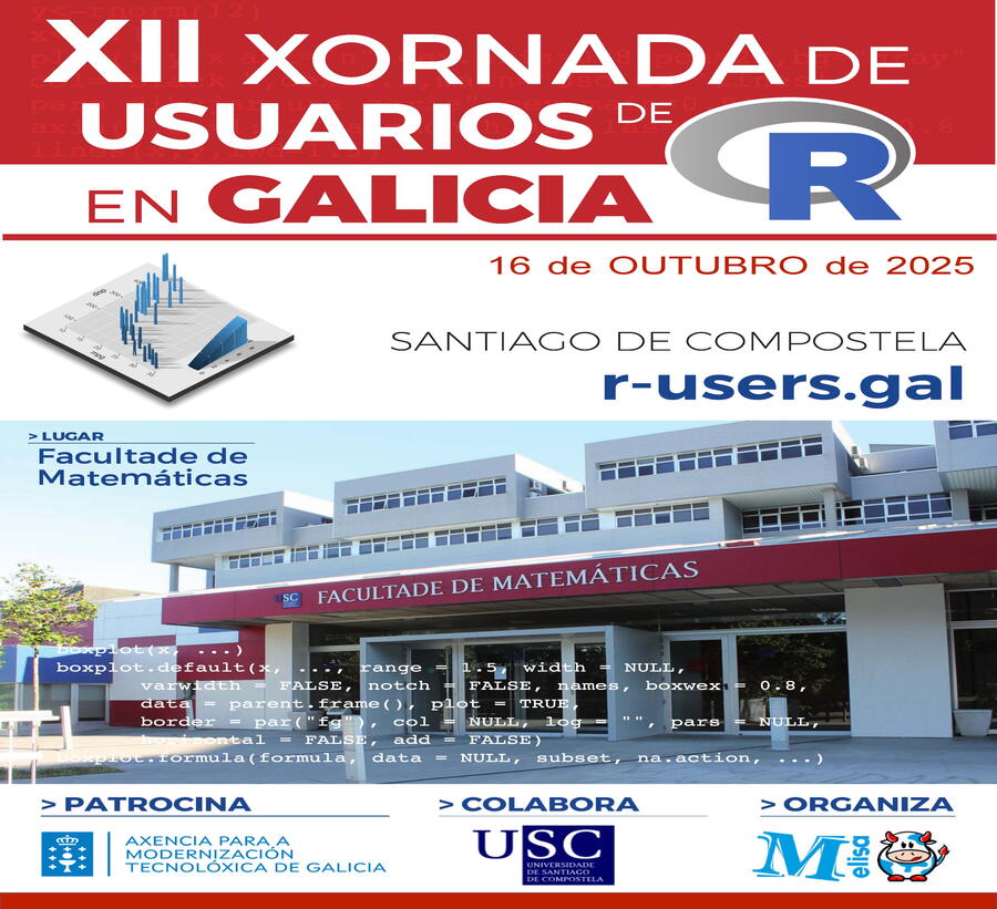 XII Xornada de Usuarios de R en Galicia