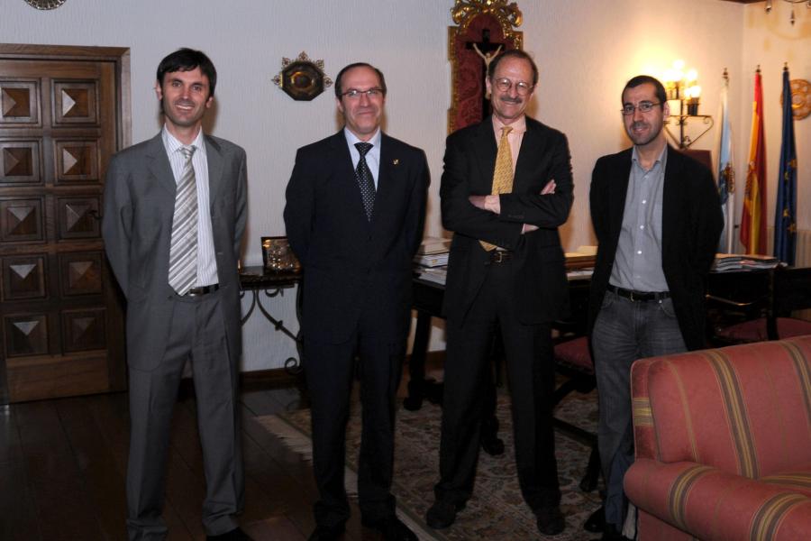 Recepción a Harold Elliot Varmus na reitoría