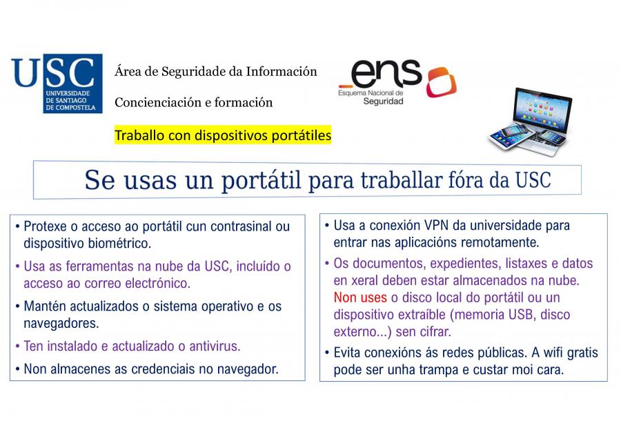 Traballar co portátil