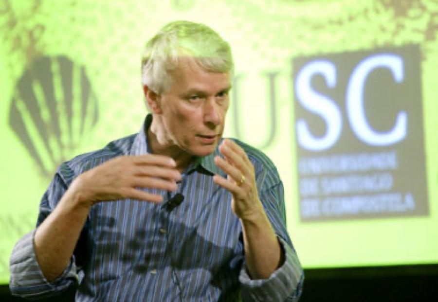 Momento da conferencia de Sir Richard John Roberts
