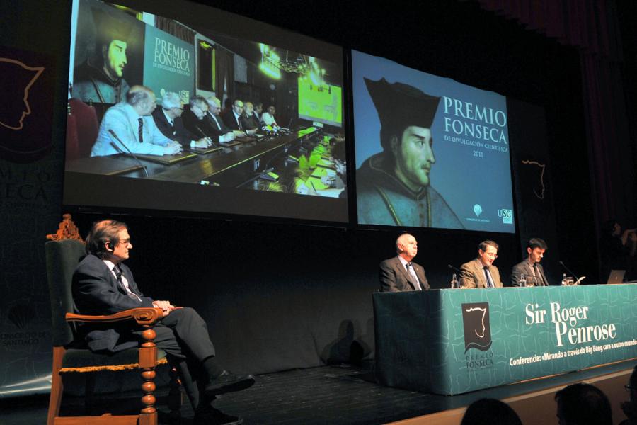 Presentación da conferencia de Sir Roger Penrose