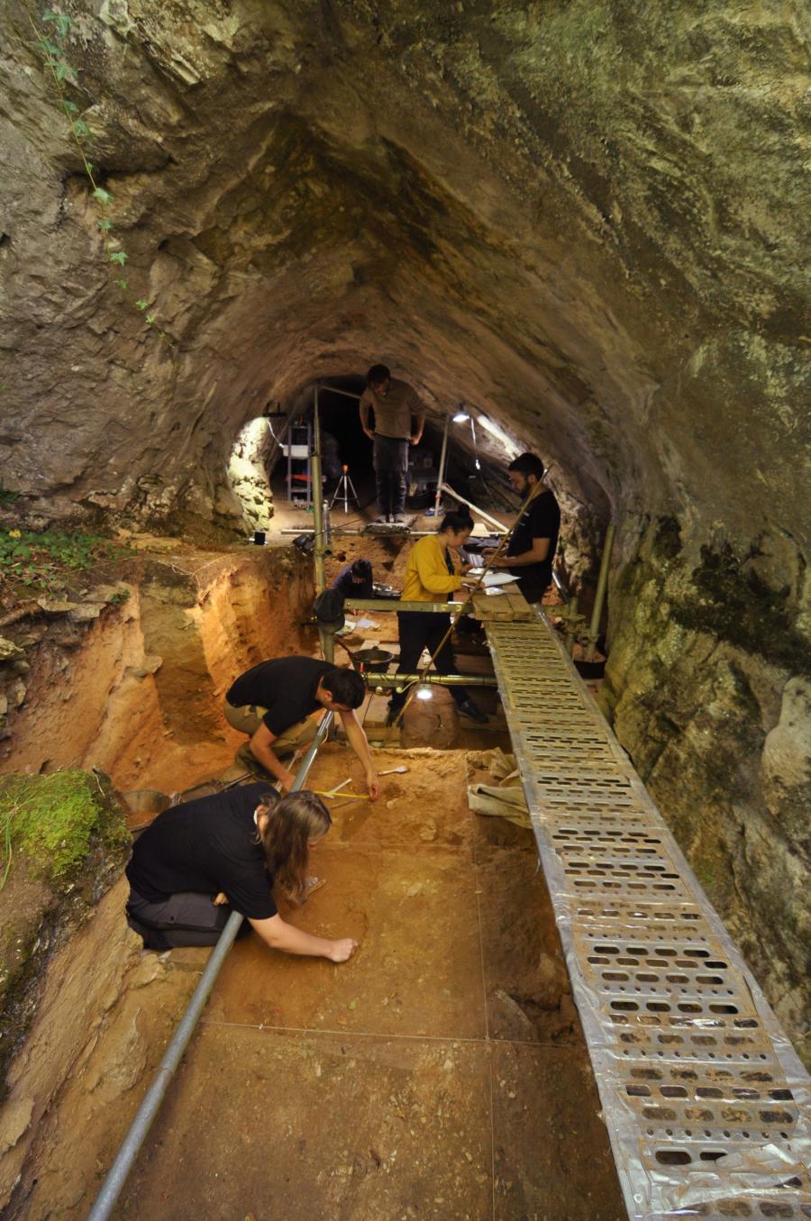 As escavacións en Cova Eirós do nivel do Paleolítico medio (Nivel 4) axudan a afondar no coñecemento sobre os neandertais que habitaron as Serras Orientais hai máis de 45.000 anos