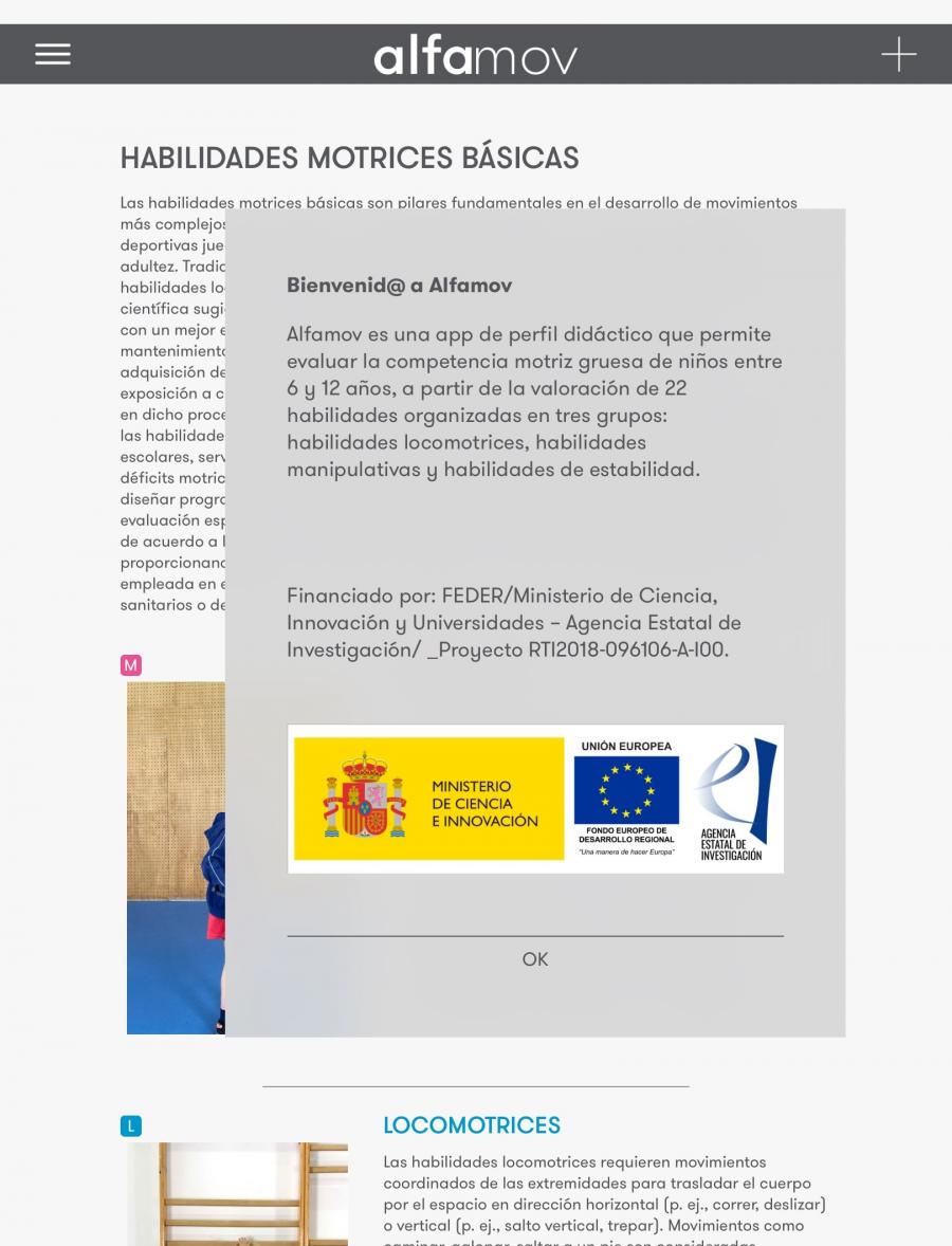 Captura de pantalla da app