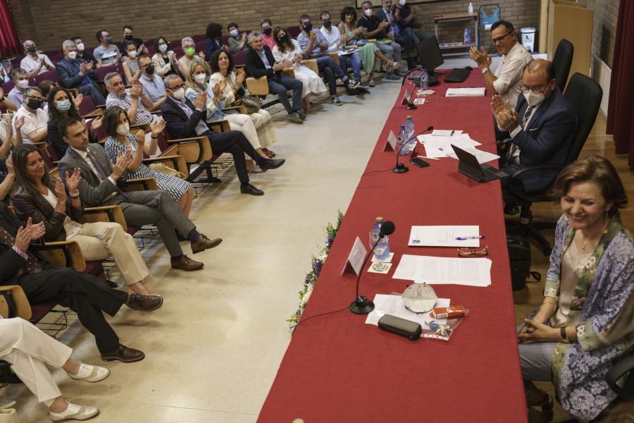 Acto de toma de posesión de Rosa Romero como directora da EPS de Enxeñaría da USC