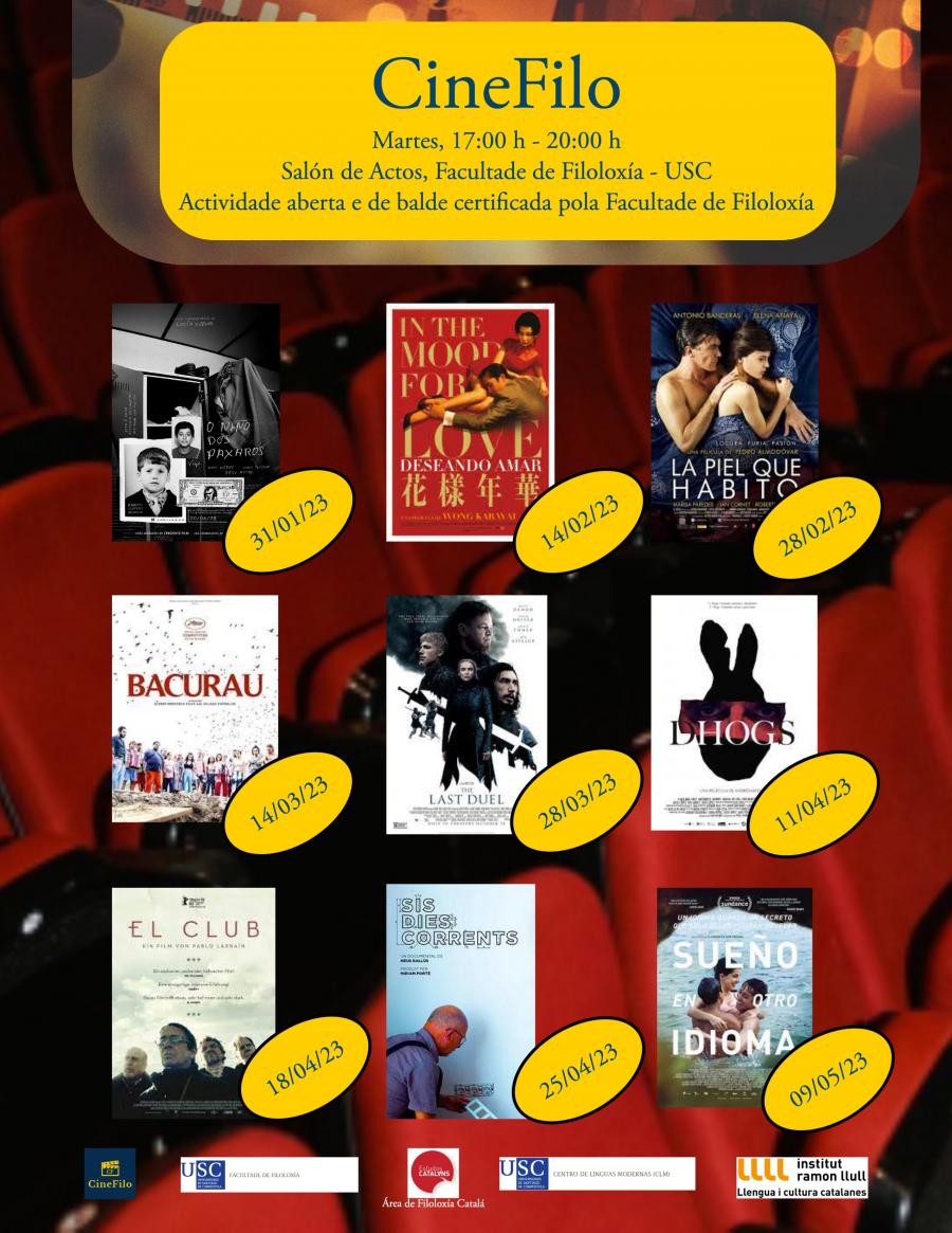 Nove filmes compoñen a programación do CineFilo ata o mes de marzo