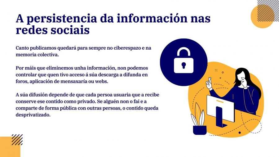 O que publiques quedará para sempre