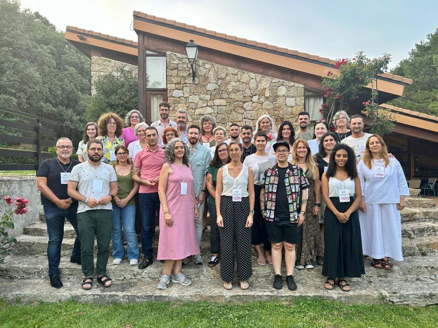 Foto de familia do segundo Encontro da Rede de Universidades pola Diversidade