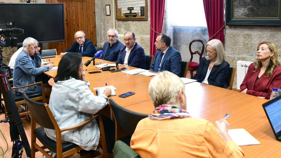 O acto desenvolveuse na Facultade de Medicina e Odontoloxía. FOTO: Santi Alvite